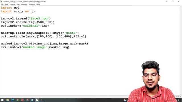 Day - 9 Apply masking to different images смотреть онлайн