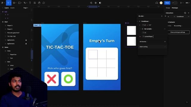 Build TicTacToe Game in Figma | Advanced Prototyping In-depth Tutorial