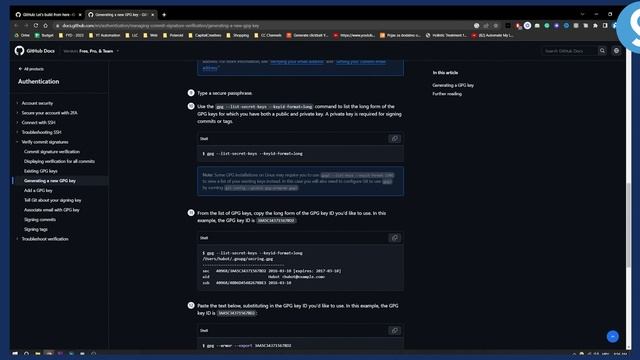 How to Create a New GPG Key on Github (2023) смотреть онлайн