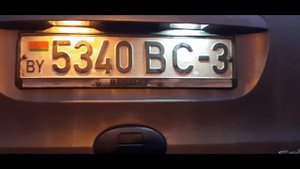 лампы с aliexpress в подсветку номера. renault scenic 1 1.9 dci