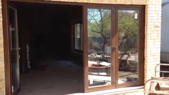 Раздвижной портал-гармошка после монтажа смотреть онлайн