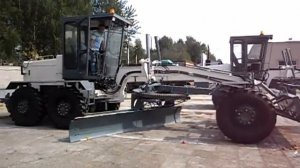Полноприводный грейдер гс-10.20 работа