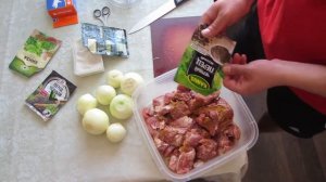 Рецепт оригинального шашлыка в луковом пюре