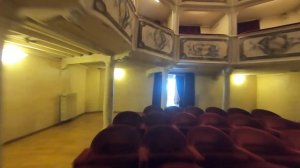 CON DRONE NEL TEATRO PIU’ PICCOLO DEL MONDO! Teatro della Concordia a Monte Castello di Vibio UMBRI