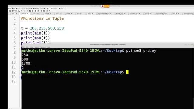 Python in Tamil - Tuple in Tamil - Muthuramalingam - Payilagam
