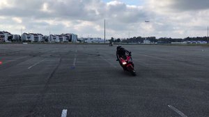 Honda CBR600RR Сочи Сириус Отработка поворотов