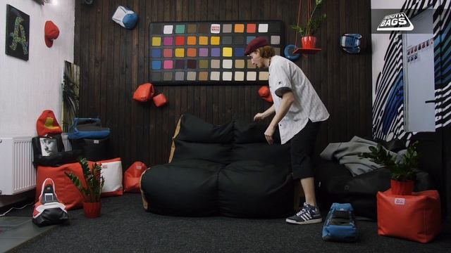 Бескаркасный диван SwagBag от South Bags в деталях