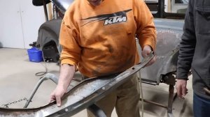 Vw Beetle Restoration | Metal Work How To Hammer Dolly - Rust Repair - Fender Dent Removal