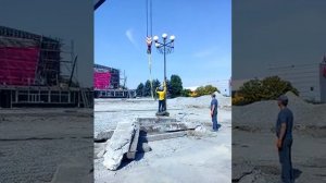Быстрый демонтаж столбов
