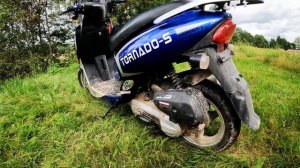 Китайский скутер после 1000км пробега.