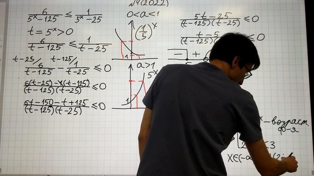Практика. Показательные неравенства 1 смотреть онлайн