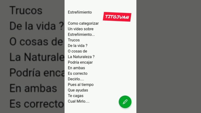 Categoría Estreñimiento / Tito Juan