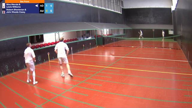 British Open Real Tennis 2022: Doubles: Shenkman/Woods-Casey vs. Merola/Williams смотреть онлайн