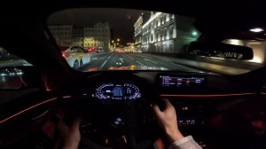 M5CS ОТ ПЕРВОГО ЛИЦА. 390 КМ/Ч ПО САДОВОМУ!!!