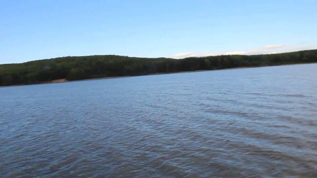 База отдыха Русь Чайковский, прогулка на катере по заливу Камы смотреть онлайн