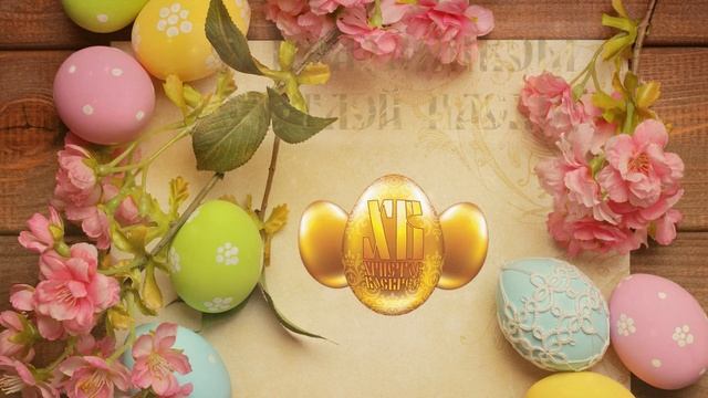 С праздником Светлой Пасхи! Поздравление - Ожившая открытка - Пасхальная записка - 4К смотреть онлайн