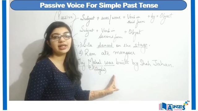 Passive Voice For Simple Past Tense | English | Active and Passive Voice | Ms. Mrinal | Abhyas | смотреть онлайн