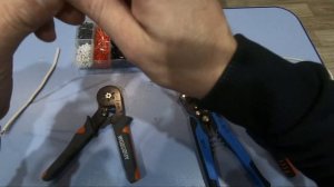 Инструмент для снятия изоляции. Опрессовка НШВИ наконечников.