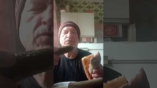 На обзор колбаски домашние печеночные из ларька ем у бати в гостях смотреть онлайн