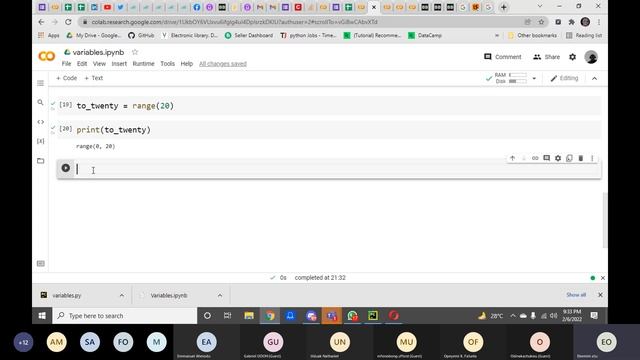 Variables in Python(Live Class)