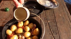Свинина в котелке на углях.Готовим просто и вкусно в казане. Чо ПОХАВАТЬ #чопохавать