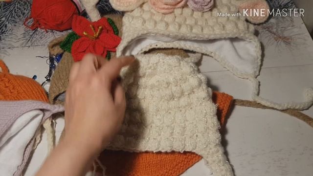 Готовые работы // все наши вязанные шапочки// шапка овечка смотреть онлайн