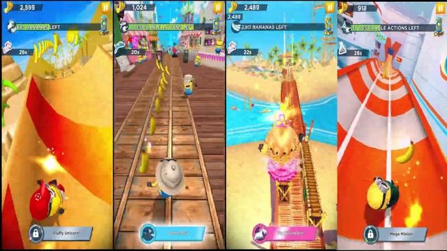 Minion Rush Lifeguard VS Hunter VS Frankenstein VS Fairy Princess смотреть онлайн