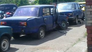 заброшенные автомобили донецка