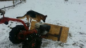 Отвал для мотоблока своими руками  // Уборка снега // Жизнь в деревне