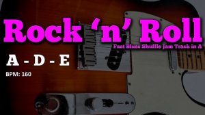 Rock n Roll Backing Track Jam in A