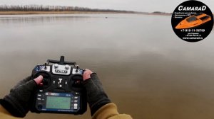 Прикормочный кораблик CamaraD SpeeD v.3 с GPS навигацией и автопилотом в новом цвете БИРЮЗОВЫЙ НЕОН