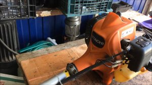Триммер Hitachi CG27 EAS!!!,,Убогая,, реплика мотокосы ..Хитачи..!)