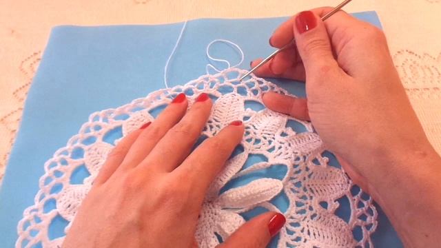 МК Ажурная многоугольная салфетка часть 3 из 3 (вязание крючком) смотреть онлайн