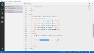 Creating a Custom Context Menu using HTML CSS & JavaScript | WEB DESIGN
