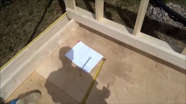 День 8. Сборка фронтона. Строительство каркасного дома. смотреть онлайн