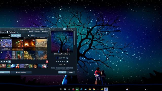 20+ Christmas Wallpapers on Wallpaper Engine pt.2 смотреть онлайн