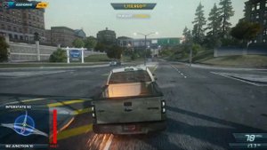 NFS Most wanted 2012 police max level heat with ford (0 km)