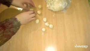 Орзук.Таджикская "Баурсаки" из песочного теста.