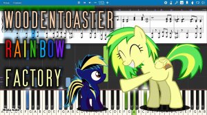 WoodenToaster - Rainbow Factory [Piano Tutorial | Sheets | MIDI] Synthesia