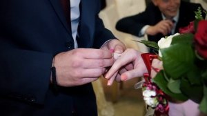 Предложение руки и сердца на свадьбе