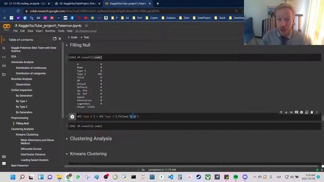 fill null values with pandas fillna смотреть онлайн
