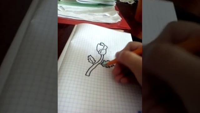 Как нарисовать розу смотреть онлайн
