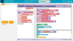 Code.org Lesson 20.7 Collision Detection | Tutorial with Answers | C.S. Discoveries Unit 3