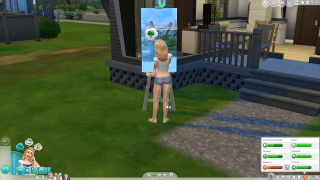 The Sims 4 : Challenge 100 детей #7 Умные дети смотреть онлайн