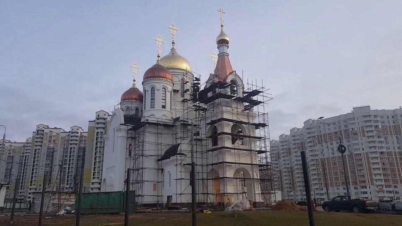 дер Пыхтино. микр Солнцево парк Москва. Колокольный звон. смотреть онлайн