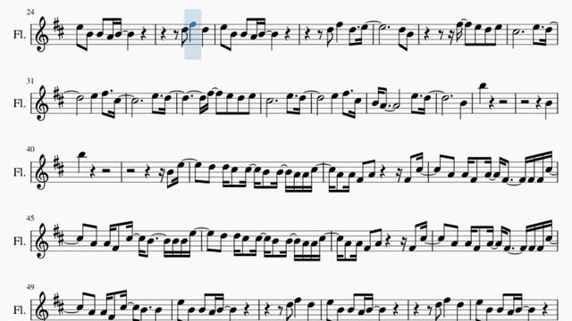 Flute Sheet Music: How to play Sacrifice by The Weeknd смотреть онлайн