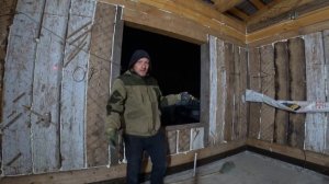 ПОКАЗЫВАЮ КАК ТЕПЛО В ДОМЕ - ДЕЛАЮ ПОТОЛОК УТЕПЛЯЮ ПРИСТРОЙ