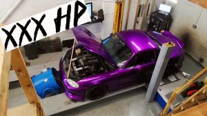 Сколько сил в drift turbo Miata  - Мазда Миата