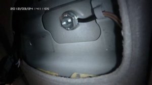Крепление ГЛОНАСС-GPS антенны на Калине.