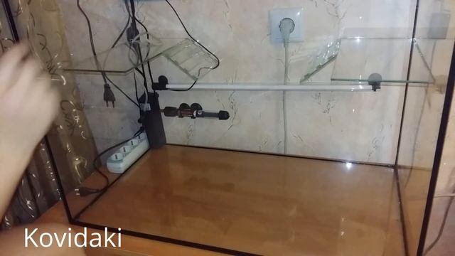 Запуск большого аквариума для водяных черепах